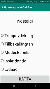 Högskoleprovet Ord Pro screenshot 0