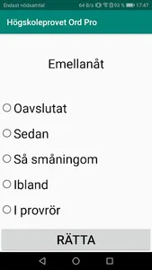 Högskoleprovet Ord Pro screenshot 1