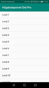 Högskoleprovet Ord Pro screenshot 2