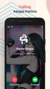 Aespa Karina Fake Chat & VCall screenshot 2