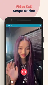 Aespa Karina Fake Chat & VCall screenshot 3