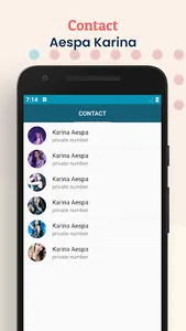 Aespa Karina Fake Chat & VCall screenshot 4