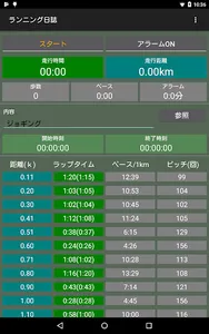 ランニング日誌 screenshot 0