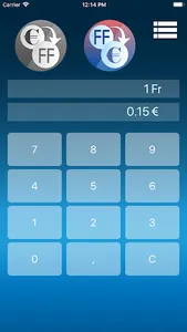 Euro to French Franc Premium screenshot 1