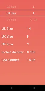 Shoe & clothes Size Converter screenshot 21