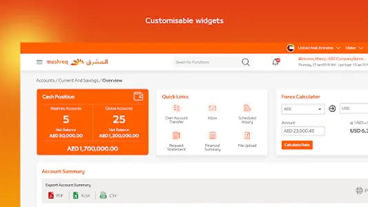 Mashreq Corporate screenshot 19