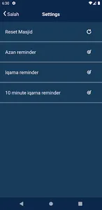 Masjid Dashboard screenshot 2
