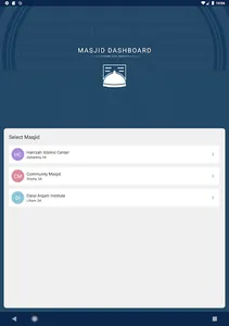 Masjid Dashboard screenshot 4