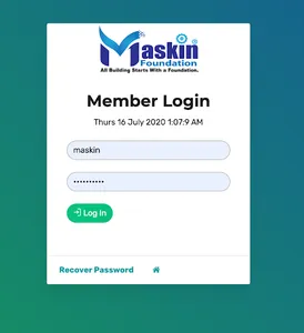 Maskin Foundation screenshot 0