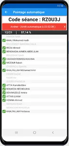 Gestion de la présence screenshot 7