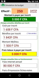MySITOU, Simulateur de budget screenshot 1