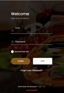 Food Demo Application screenshot 0