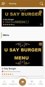 U SAY BURGER screenshot 1