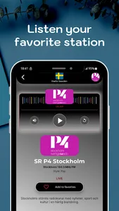 Radio Sweden - Online FM Radio screenshot 4