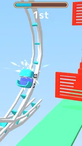 Roller Coaster Race 3D screenshot 2