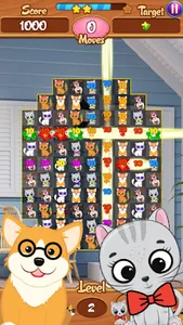 Pets Dogs Cats Kids Pop Match3 screenshot 12