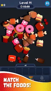 Food Match 3D: Tile Puzzle screenshot 4