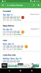 IL Lottery Results screenshot 0