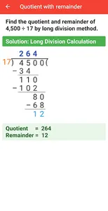 Math Long Division screenshot 8