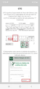 Cálculo Calagem de Solo screenshot 2