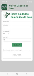 Cálculo Calagem de Solo screenshot 3