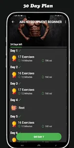 Six Pack Abs Home Workout screenshot 13