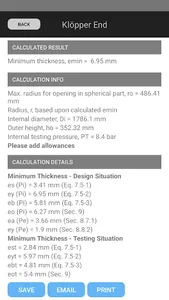 Pressure Equipment Calculator  screenshot 4