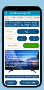 Health Calculator:Calorie,BMR screenshot 0