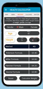 Health Calculator:Calorie,BMR screenshot 6