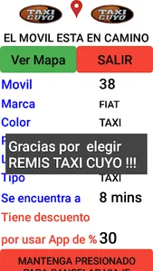 TAXI CUYO REMIS screenshot 4