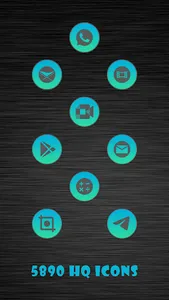 Dusky Blue Infinity Icons screenshot 2