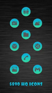 Dusky Blue Infinity Icons screenshot 3
