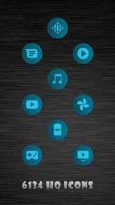 Gems Blue Icons screenshot 1