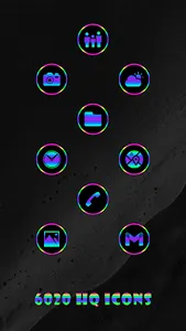 Neon Colors Infinity Icons screenshot 0