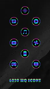 Neon Colors Infinity Icons screenshot 4