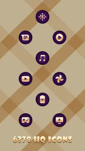 Peachy Purple Icons screenshot 1