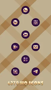 Peachy Purple Icons screenshot 2