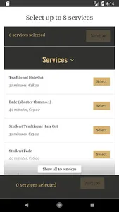 Mavericks Barbershop screenshot 1
