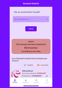Spamlock - Data Breach Check screenshot 12