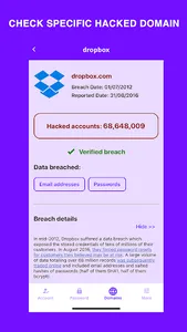 Spamlock - Data Breach Check screenshot 3