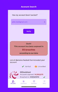 Spamlock - Data Breach Check screenshot 7