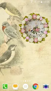 Shabby Chic Clocks Wallpaper screenshot 0