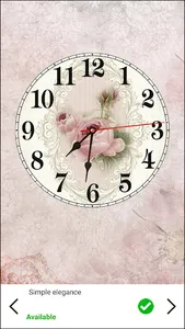 Shabby Chic Clocks Wallpaper screenshot 2