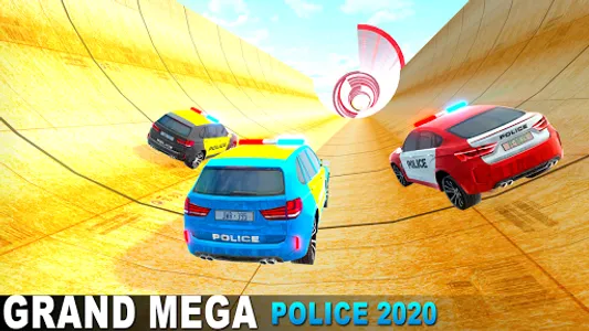 Mega Ramp Police Car Stunts 20 screenshot 0