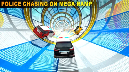 Mega Ramp Police Car Stunts 20 screenshot 1