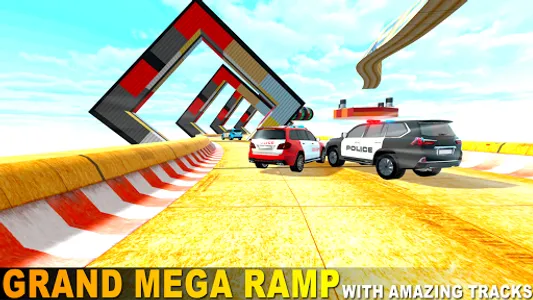 Mega Ramp Police Car Stunts 20 screenshot 11