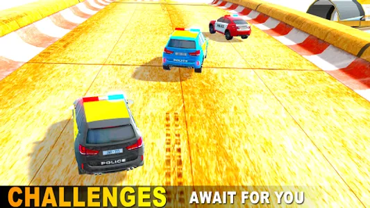 Mega Ramp Police Car Stunts 20 screenshot 2