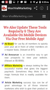MaxViralmarketing – Get Traffi screenshot 1