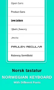 Norwegian Language Typing app screenshot 22