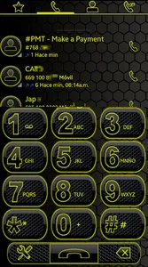 THEME SWIPE DIALER DARK SPACE  screenshot 0